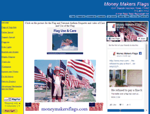 Tablet Screenshot of moneymakersflags.com